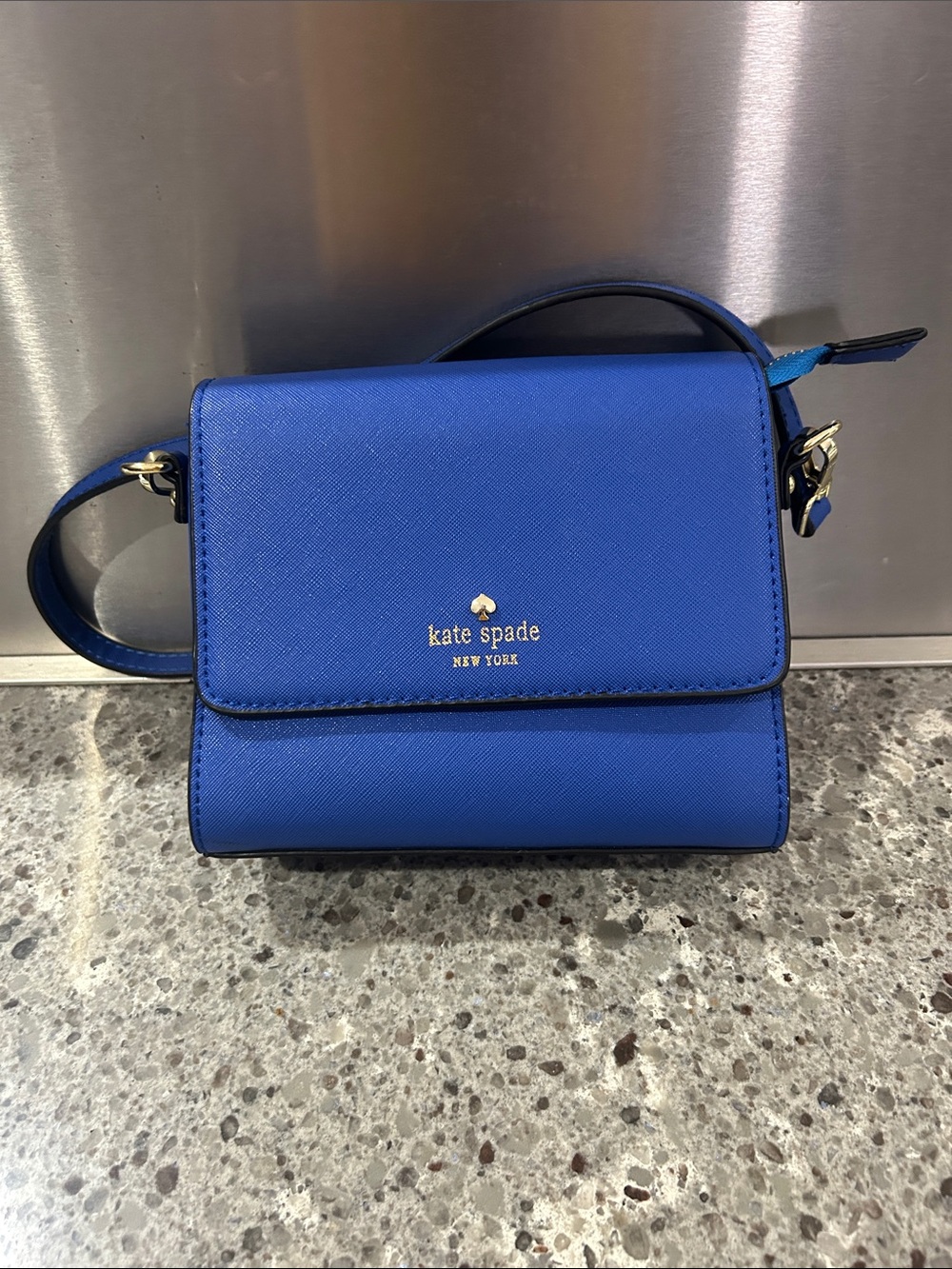 kate spade cobalt blue small crossbody bag